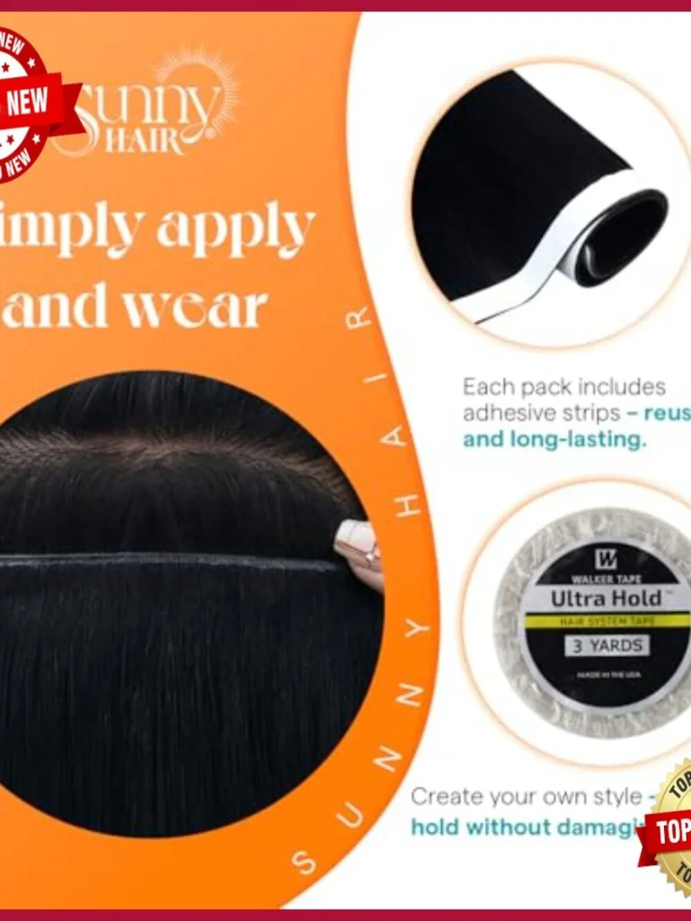 Human Hair Tape Extensions 22 Inch 120g Thick Weft 4 Pieces